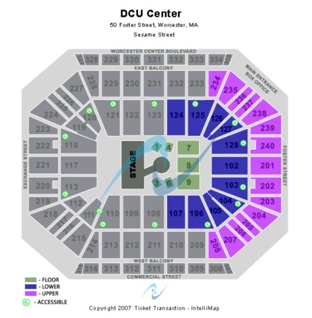 Dcu Center Seating Chart With Rows